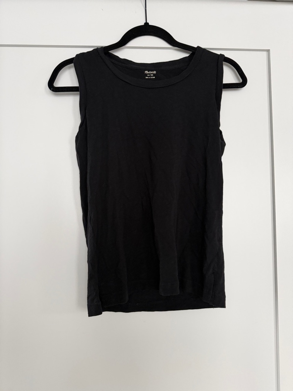 Madewell Black Crewneck Tank